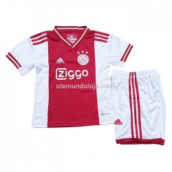 Camisola AFC Ajax Criança Equipamento Primeiro 2022-2023 Manga Corta